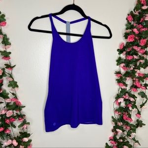 Athleta Blue Racerback Tank Top